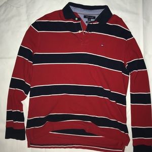 Tommy Hilfiger Collared Knit Long Sleeve